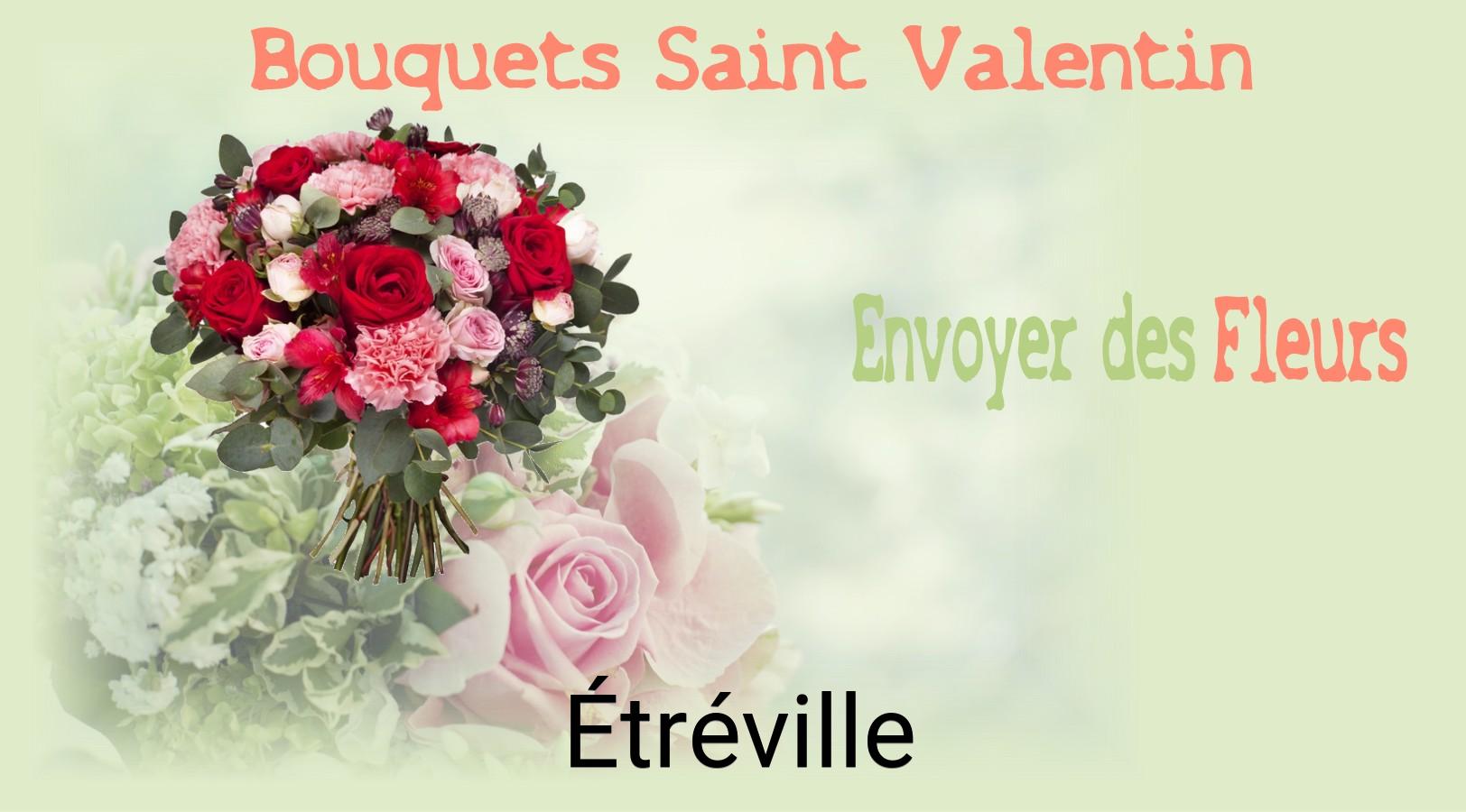Roses de Saint-Valentin livrées à Étréville
